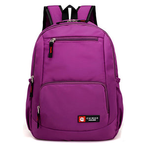 Casual Nylon Waterproof Large Capacity Students Bags Shoulder Bag Backpack