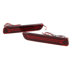 LED Car Rear Bumper Reflector Driving Brake Lights Tail Fog Lamp for Suzuki SX4 2007-2017