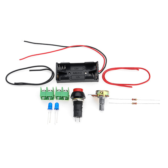 Electronic DIY LED Dimming Lights Series and Parallel Circuit Technology Small Production Kit