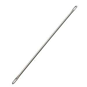 Titanium Steel One Double Eye Transfer Needle For 9mm Bulky Knitting Machine