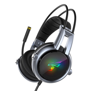 Somic E95-20 USB Virtual 7.1 Gaming Headphone Soft Flexible Stereo Vibration Wired Over Ear Headset with Mic with RGB LED Light