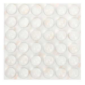 36Pcs Clear Rubber Feet Bumper Silicone Self-adhesive Anti-slip 1610mm