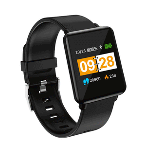 XANES J10 1.44'' IPS Color Touch Screen Waterproof Smart Watch Heart Rate Fitness Exercise Bracelet