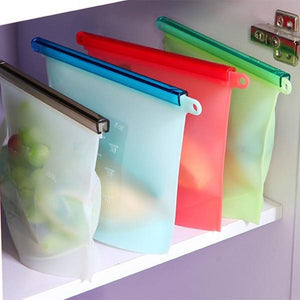 1Pc Reusable Vacuum Food Sealer Bag