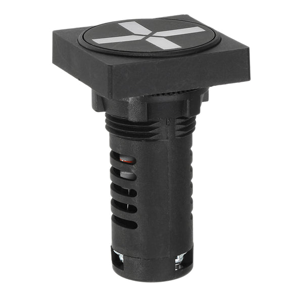 22mm Square-shaped Indicator Isolation Switch Position Two-color Indicator Light