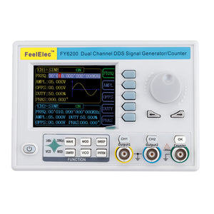 FY6200 Embedded Panel Signal Generator DDS Dual-channel Function Generator 30MHz/40MHz/50MHz/60MHz Waveform Frequency Generator