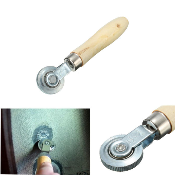 Wooden Handle Repair Tool Kit Roller Bearing Patch 1 1/2inch Dia Tyre Roller Tool