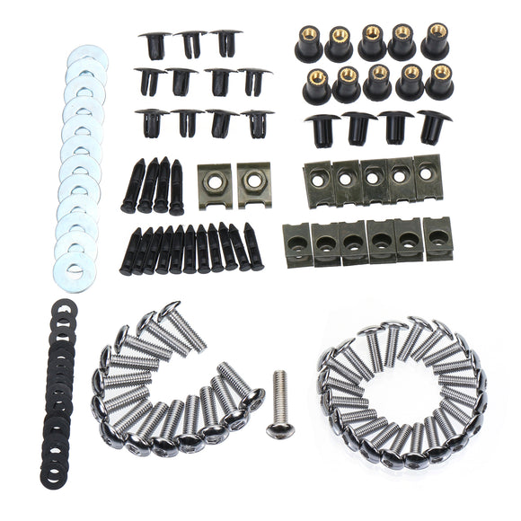 Stainless Full Fairing Bolts Screws Nut Kits For Suzuki GSXR600 GSXR750 GSXR1000 06-07