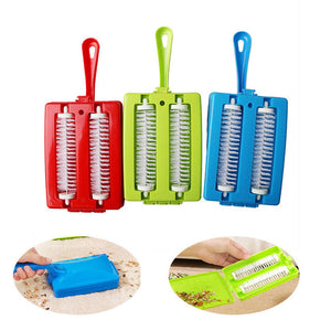 Plastic Hand-held Carpet Debris Cleaning Brushes Sofa Carpet Pet Hair Brush Multi-functional Dust Cleaning Tool