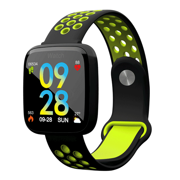 XANES F15 1.3 IPS Color Screen Waterproof Smart Watch Heart Rate Monitor Fitness Bracelet Fitbit Mi Band