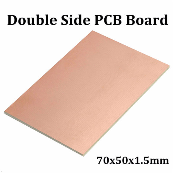 70x50x1.5mm Double Side PCB Copper Clad Laminate Board Glass Fiberboard