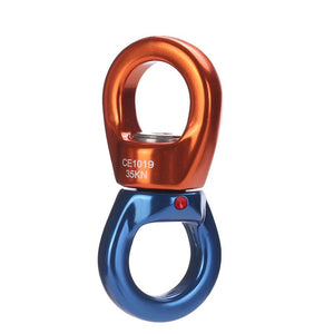 XINDA 8616 Outdoor Rock Climbing Universal Wheel Fixing Rotary Connector High Altitude Top Hang Hoop
