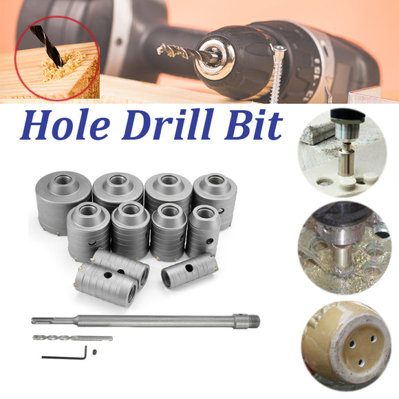 Round Rod 350MM Concrete Drill Hole Saw Cutter Air Conditioner Wall Puncher