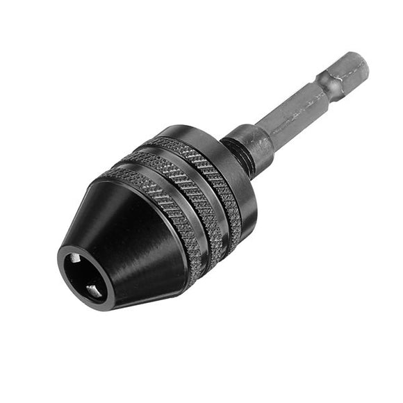 0.6-8mm  Keyless Drill Chuck 1/4 Inch Hex Shank Screwdriver Impact Driver Adapter