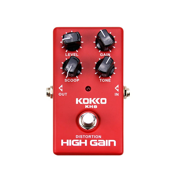 KOKKO KH8 High Gain Simulate Distortion Electric Guitar Effect Pedal