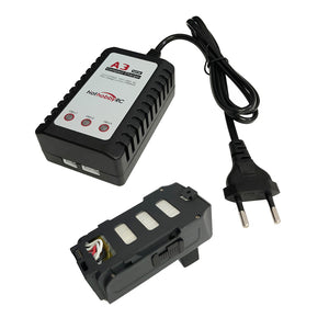 AOSENMA CG033 RC Drone Quadcopter Spare Parts A3 Charger with 11.1V 1500mAh LiPo Battery