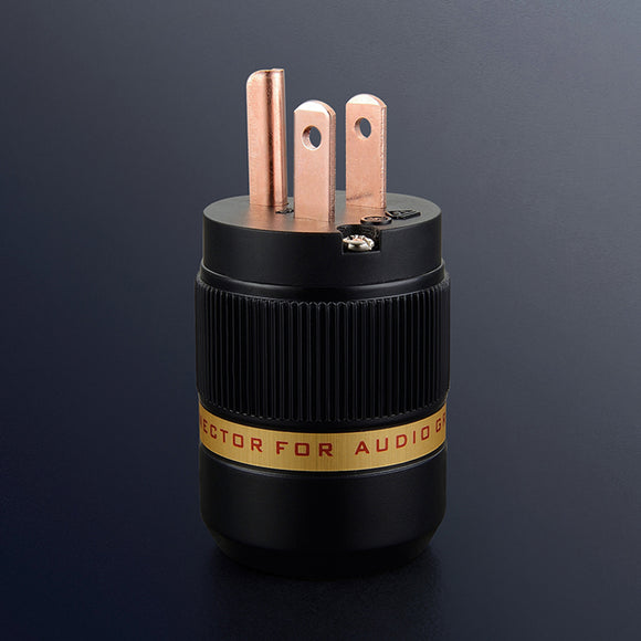 2Pcs Viborg VM501 VF501 VM501S VF501S IEC US Speaker Power Plugs Audio Connector Male Female Plug