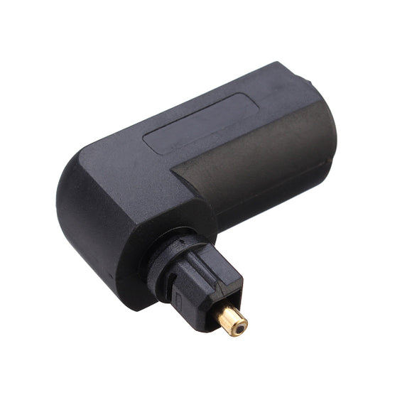 90 Digital Optical Audio Cable Adapter Male to Female Right Angle PC TV DVD Stereo Cable Adapter