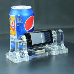 Square Solar Magnetic Levitation Anti-Shaking Dual Stand Mendocino Motor Horizontal Levitating Model