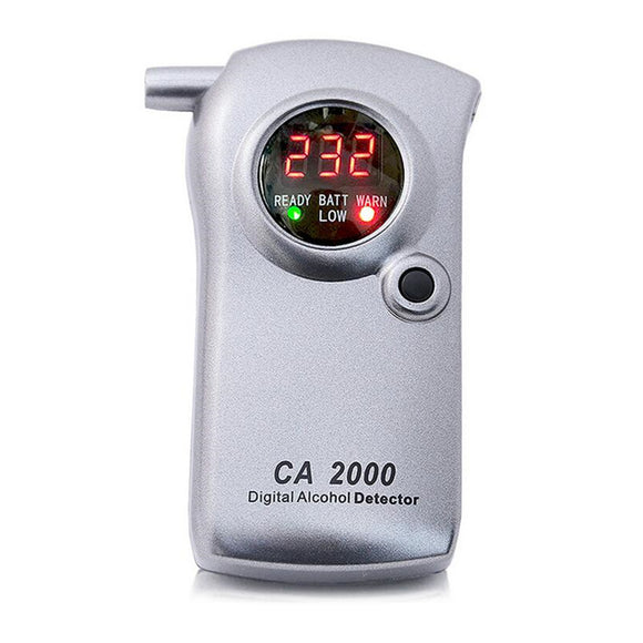 Digital LED Display Alcohol Tester Detector Test Machine Breathalyser With Box