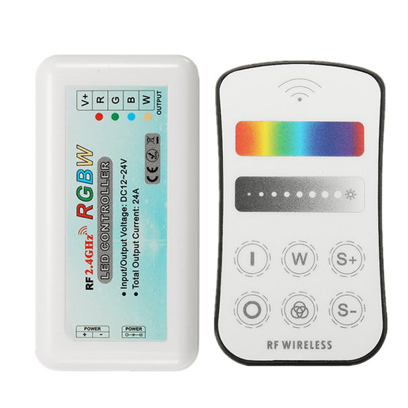 2.4G RF Wireless Touch Screen Remote Control LED RGB RGBW Controller for Strip Light DC12-24V