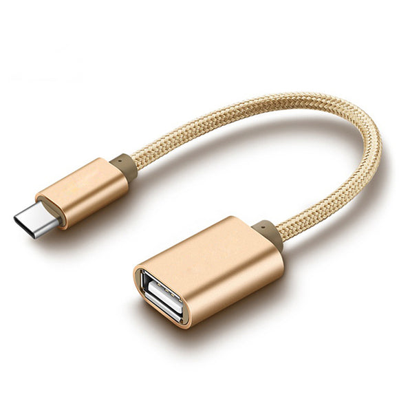 Bakeey Type-C to USB2.0 OTG Adapter Fast Charging Data Cable For HUAWEI XIAOMI Macbook Letv Laptop