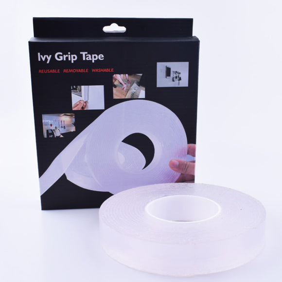 5mx30mmx2mm Transparent Waterproof Adhesive Tapes Sticking Item Multifunctional Grip Tape Anti-Slip Double Sided Tapes Traceless Tape