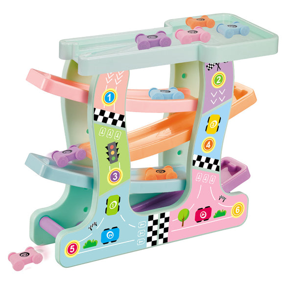 Puzzle Fun Glider Track Slide Parking Lot Plastic Children Toy Educational Development  Blocks Toys