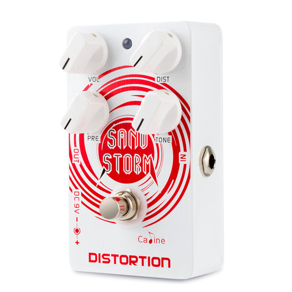 Caline CP-27 Sand Storm Distortion Guitar Effects Pedal Aluminum Alloy with True Bypass