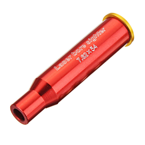 Red CAL 7.62x54R Laser Boresighter Red Dot Sight Brass Cartridge Bore Sighter Caliber