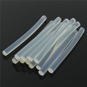 12Pcs 7100mm Transparent White Hot Melt Glue Stick Strips