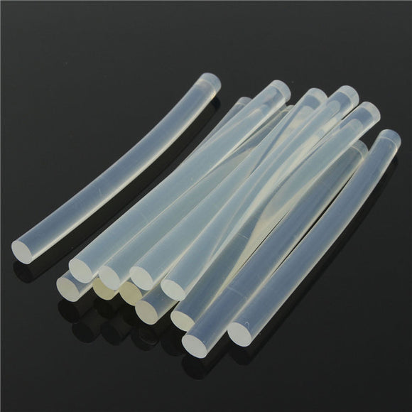 12Pcs 7100mm Transparent White Hot Melt Glue Stick Strips