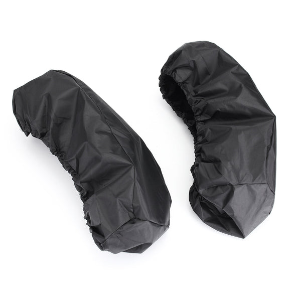 2X Waterproof Saddle Bag Lid Cover Nylon Black For Harley Road King Electra Glide