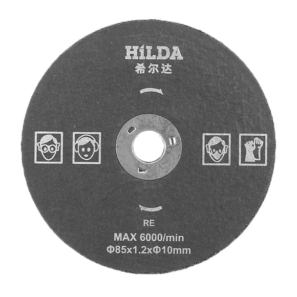 HILDA 10mm/15mm Resin Cutting Disc 85x1.2mm Saw Blade for Steel Iron