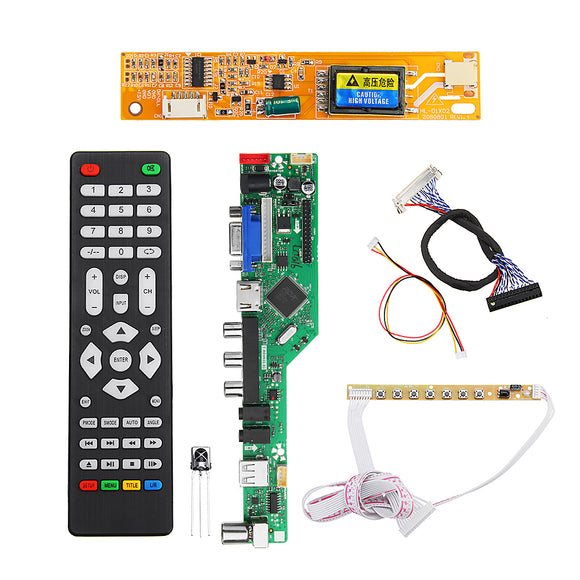 T.RD8503.03 LED TV Controller LCD Driver Board TV/PC/VGA/HDMI/USB 2ch 6bit 30pins