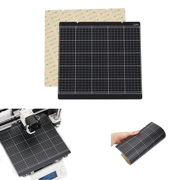 253.8*241mm MK3 Heated Bed Platform Sticker With 3M Backing Glue For Prusa i3 3D Printer Part