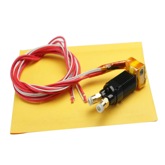 MK8 2 in 1 out Assembled Extruder Hot End Kit 1.75mm 0.4mm Nozzle For 3D Printer Part