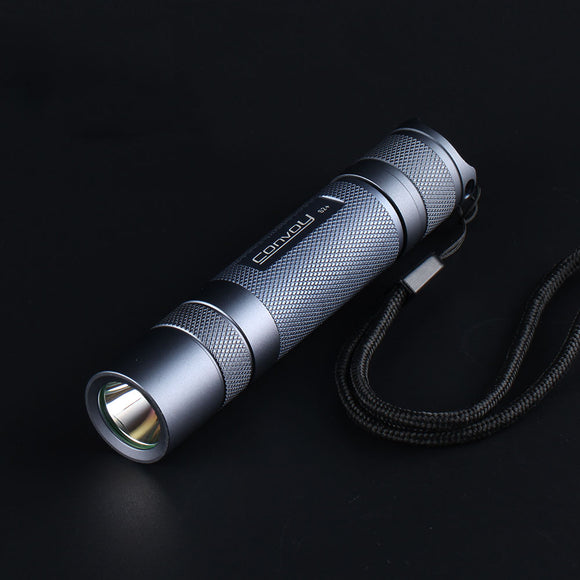 Gray Convoy S2+ SST20 LED Flashlight 18650 Flashlight Camping Light Hunting Emergency Lantern