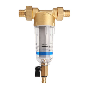 TMOK Water Pre Filter System 3/4 & 1" Brass Mesh Prefilter Purifier w/ Reducer Adapter"
