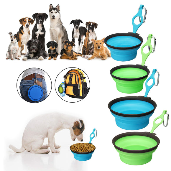 Silicone Water Bowl for Pet Outdoor Pet Bowl