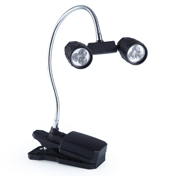 Adjustable BBQ Clip-on Light Flexible 6 LED Rotation Barbeque Reading Lamp