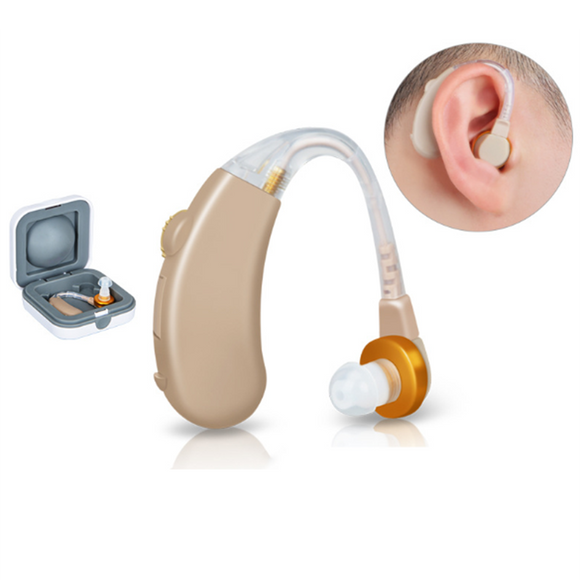 Battery Hearing Aids Amplifier Long Standby Earplugs for Patients with Mild to Moderate Hearing Loss