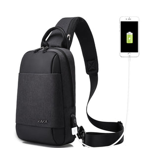 BIKIGHT Motorcycle E-bike Bike Bicycle Cycling Bag Crossbody Bag Men USB Port Outdoor Shoulder Bag