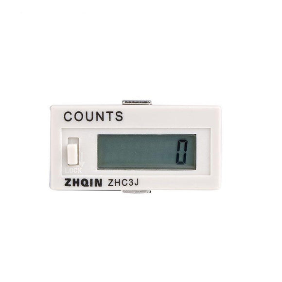 DHC3J-6 220V LCD Display Electronic Counter Power Off Automatic Accumulator Counter Meter