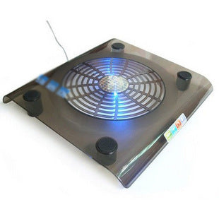 Transparent large fan notebook cooler Cooling Pads