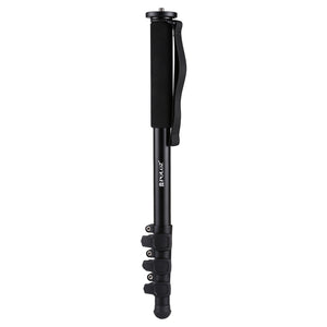 PULUZ PU368 4-Section Telescoping Aluminum Alloy Self-Standing Monopod 50cm-150cm for DSLR cameras