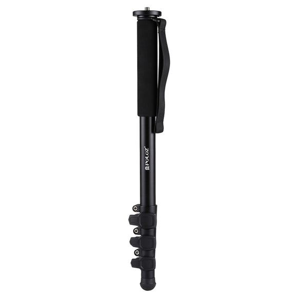 PULUZ PU368 4-Section Telescoping Aluminum Alloy Self-Standing Monopod 50cm-150cm for DSLR cameras