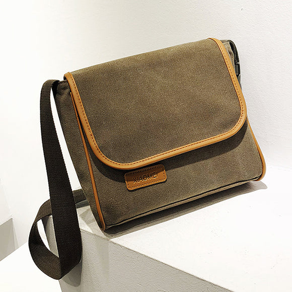 Casual Canvas Women Men Crossbody Bag Shoulder Bags For Women