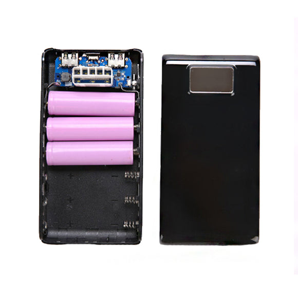 18650 Power Bank Shell LCD Screen 6 Batteries Type-c Power Box Motherboard Portable Battery Charger
