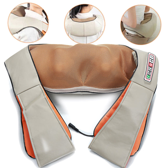 U Shape Heating Pillow Electric Kneading Massager for Neck Back Shoulder Pain Relaxing